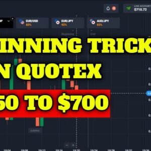 Winning Trick on Quotex - $50 to $700 - 100% Work